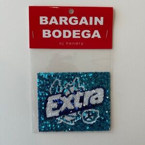 CJ Hendry Bargain Bodega Extra Gum sequin patch